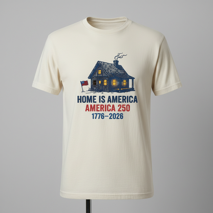 Home Is America — 1776–2026 Heritage Tee