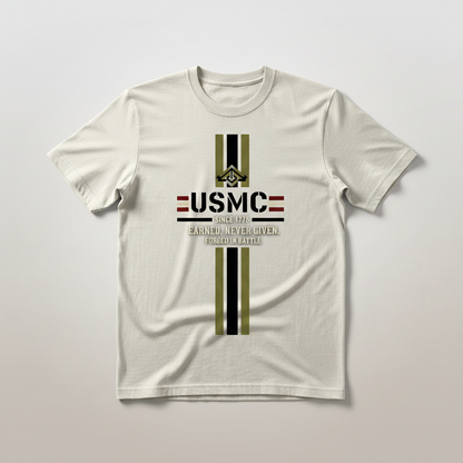 United States Marine Corps Vertical Stripe Shirt - Forged in Battle Apparel