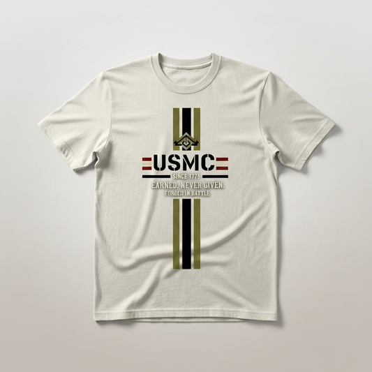 United States Marine Corps Vertical Stripe Shirt - Forged in Battle Apparel