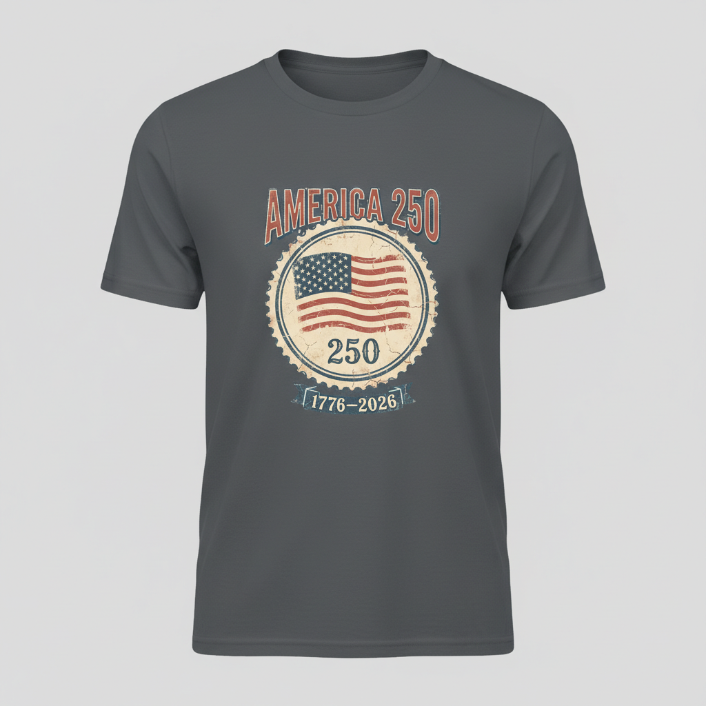 Vintage Stamp — America 250 Heritage Tee