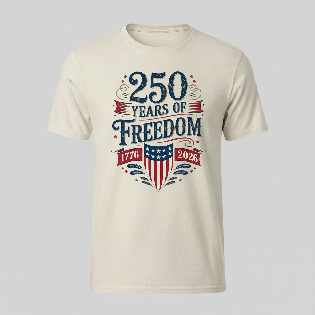America 250 – 250 Years of Freedom (1776–2026) T-Shirt