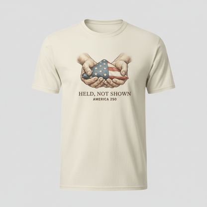 Held, Not Shown — America 250 Tee