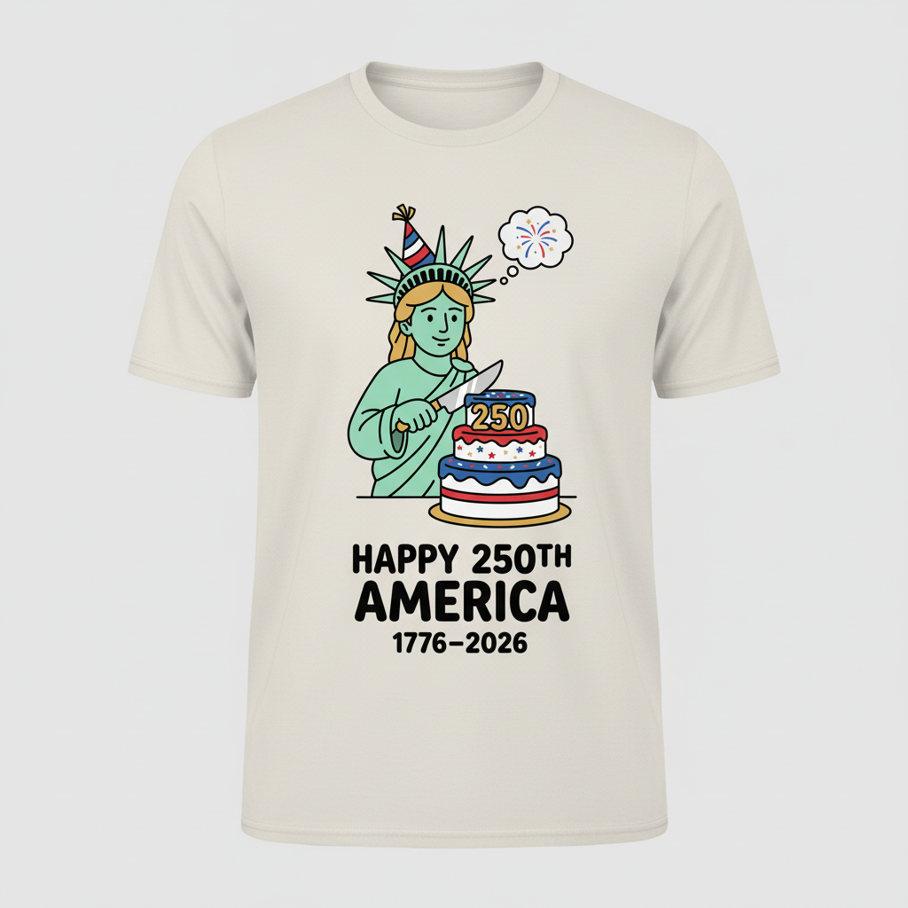 Happy 250th America — Birthday Celebration T-Shirt