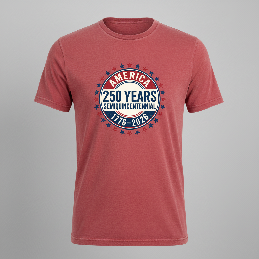 America 250 Years Semiquincentennial Commemorative Heritage Emblem (1776–2026) T-Shirt