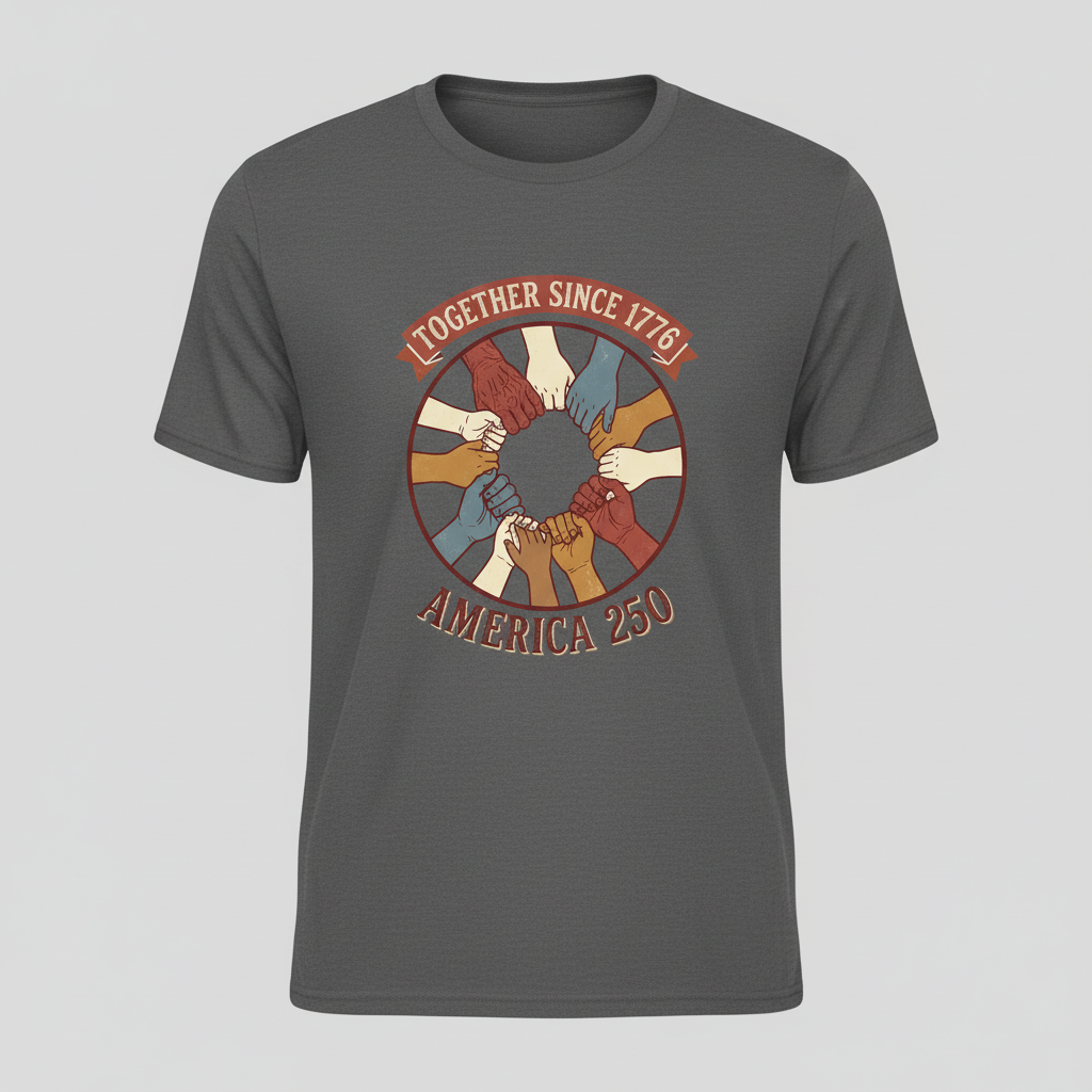 Together Since 1776 – America 250 Celebrating Unity Across Generations T-Shirt
