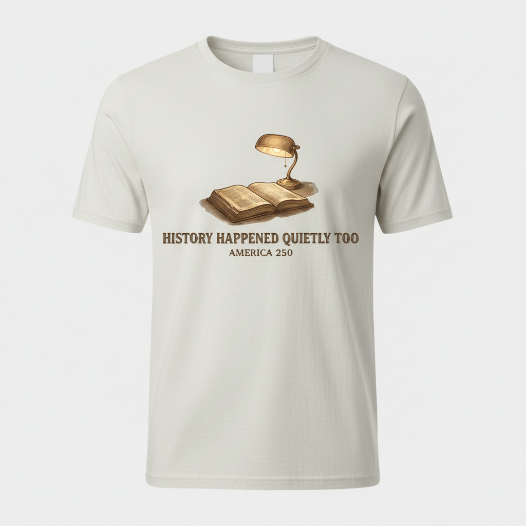 History Happened Quietly Too — America 250 Tee