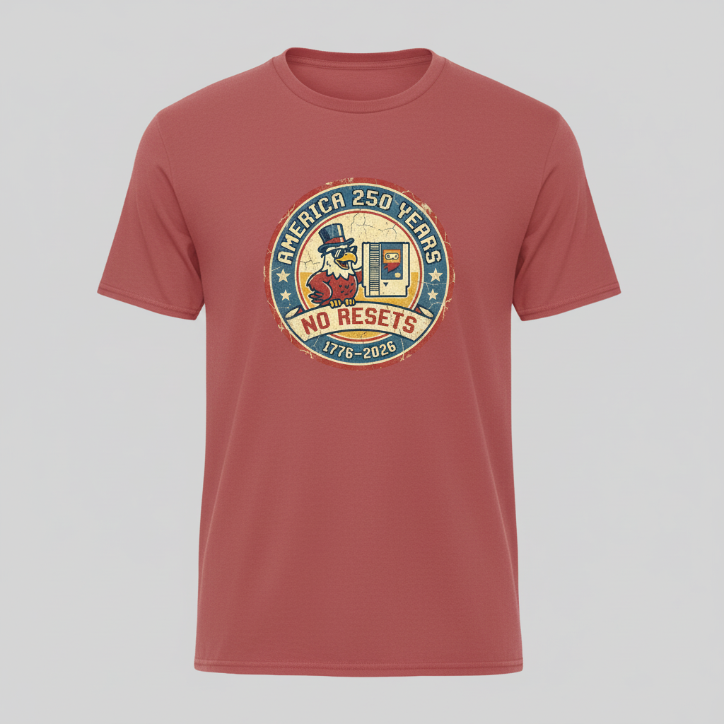 America 250 Years No Resets – One Nation, One Timeline, No Second Chances Since 1776 T-Shirt