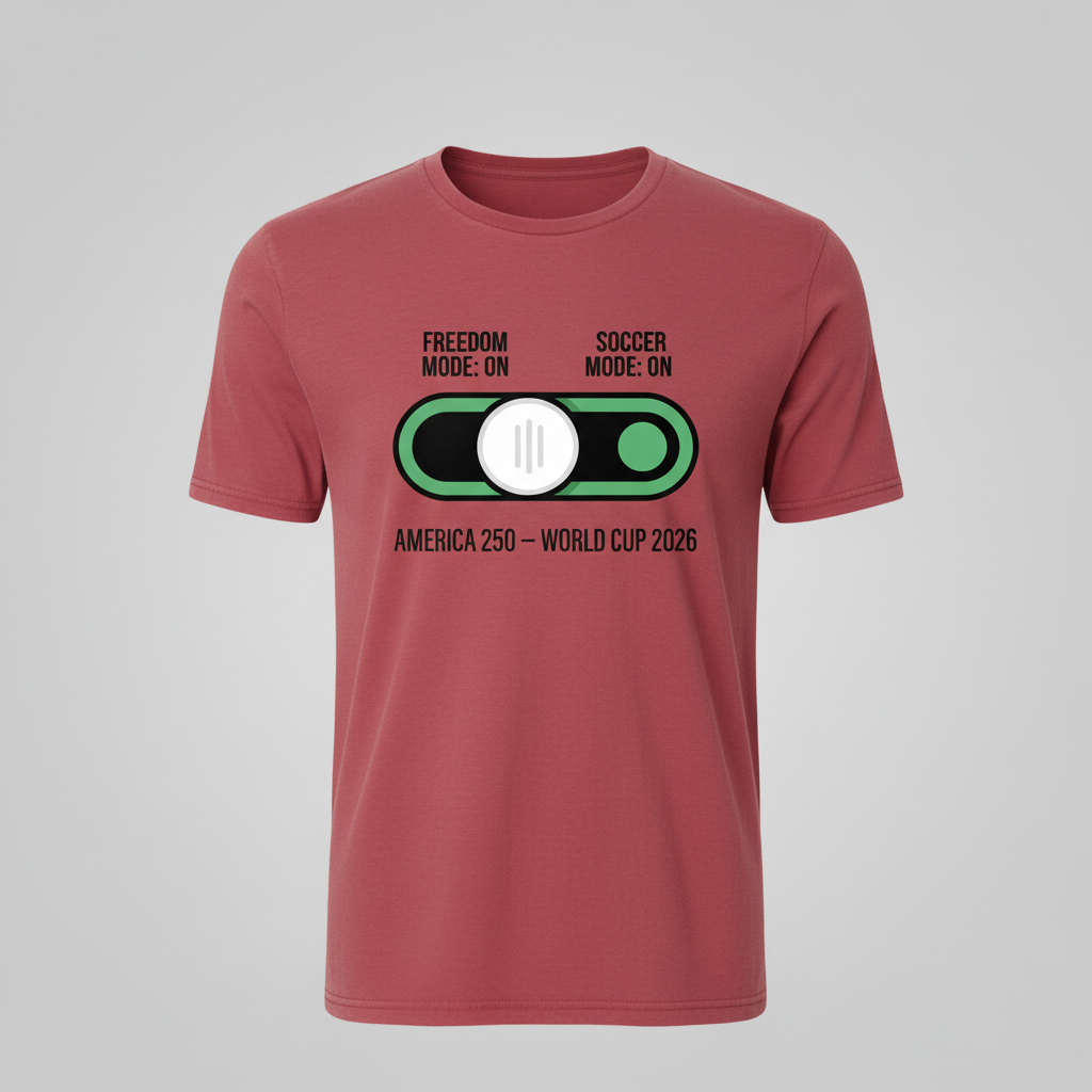 America 250 — Freedom & Soccer Mode Activated | World Cup 2026 T-Shirt