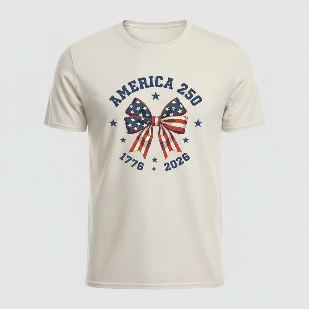 America 250 – Patriotic Bow Celebration T-Shirt
