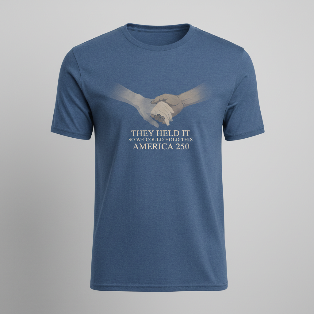 Holding the Future — America 250 Heritage Tee
