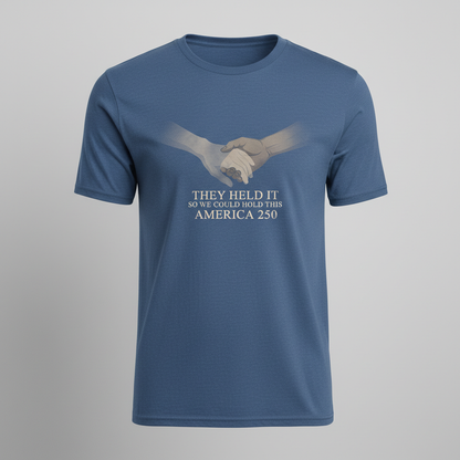 Holding the Future — America 250 Heritage Tee