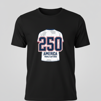 America 250 Jersey Tribute Tee – World Cup 2026 Edition