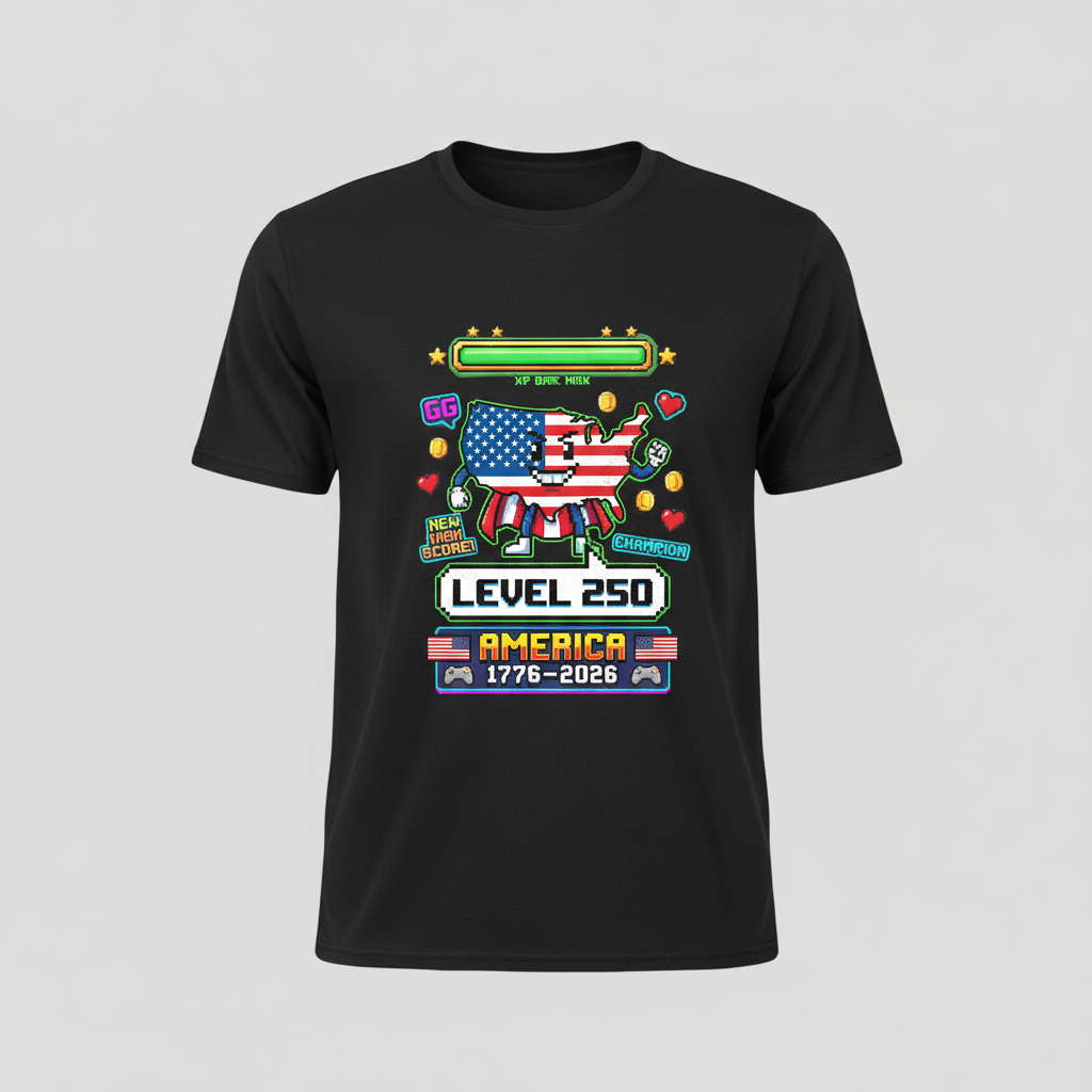 America Reached Level 250  T-Shirt