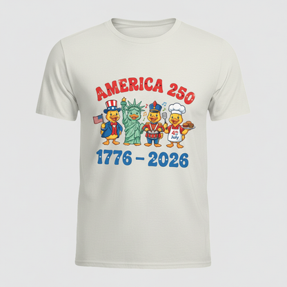 America 250 – Patriotic Duck Parade T-Shirt
