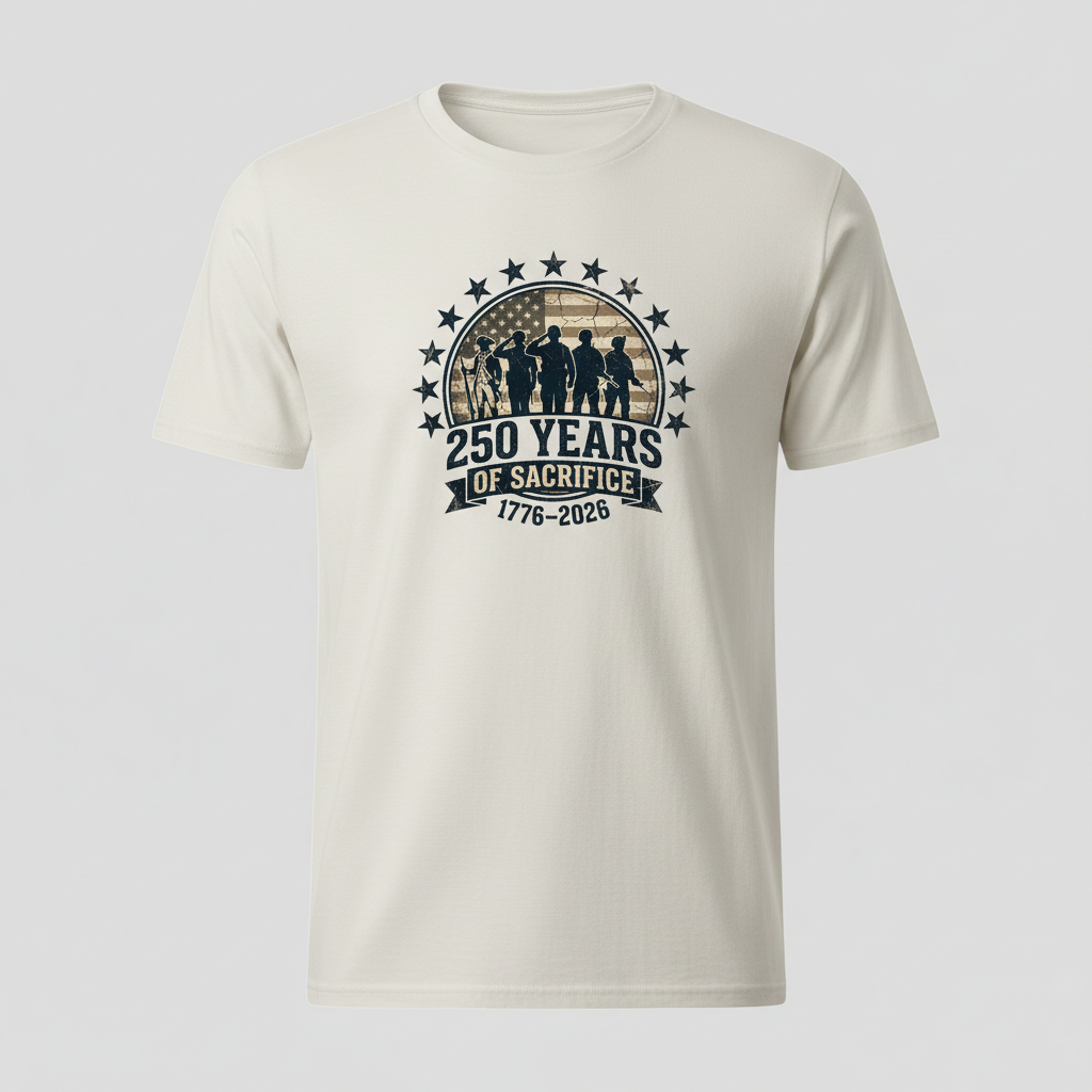 250 Years of Sacrifice — America 250 Heritage Tee