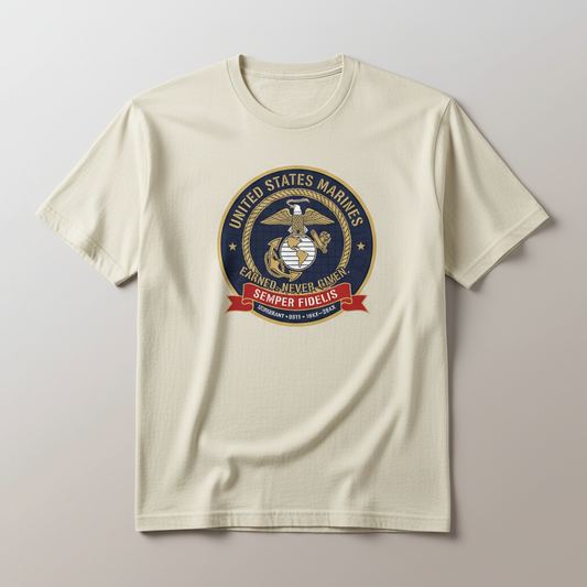 United States Marines Emblem Heritage Edition Tee