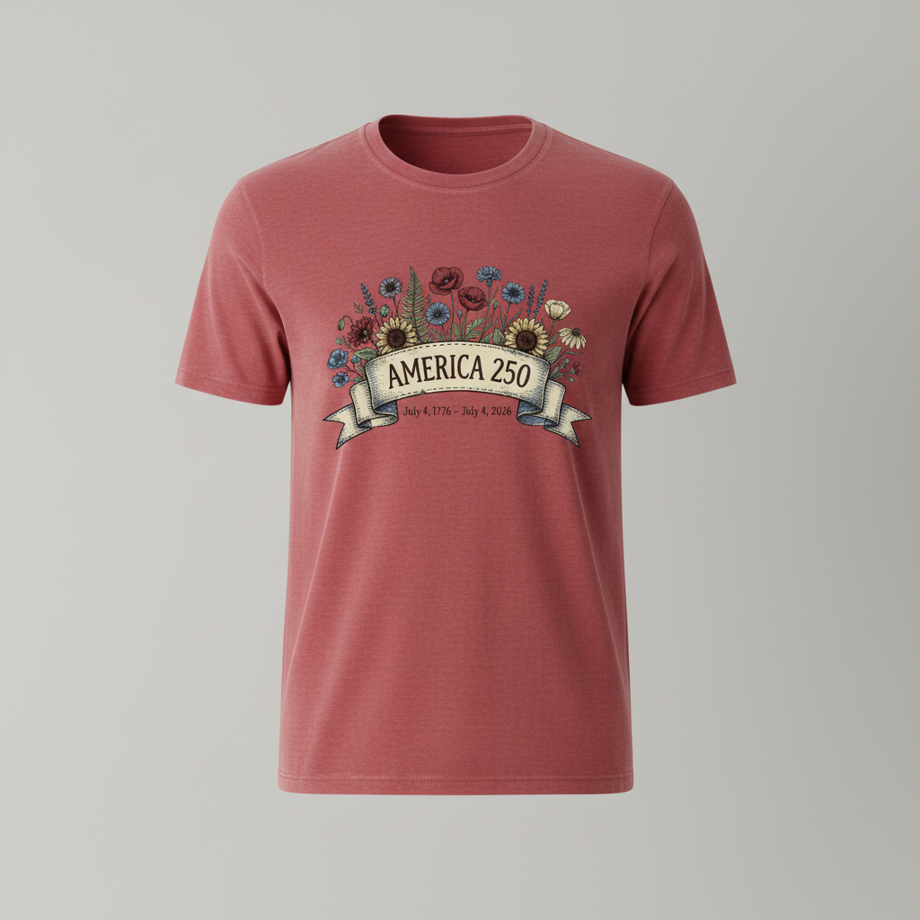 Wildflowers of Liberty — America 250 Heritage Tee