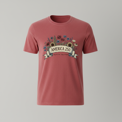 Wildflowers of Liberty — America 250 Heritage Tee