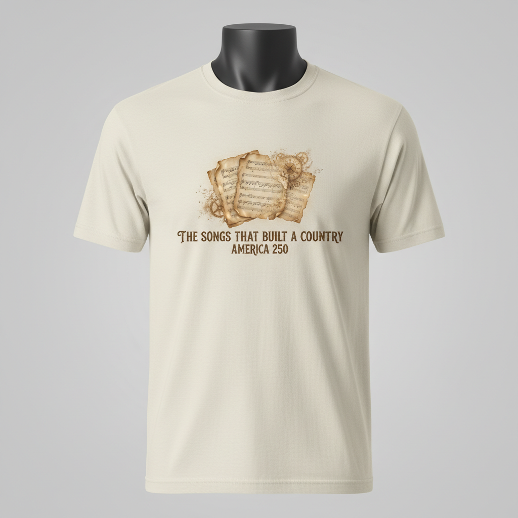 Harmonies of History — America 250 Heritage Tee