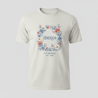 Floral Celebration — America 250 Heritage Tee