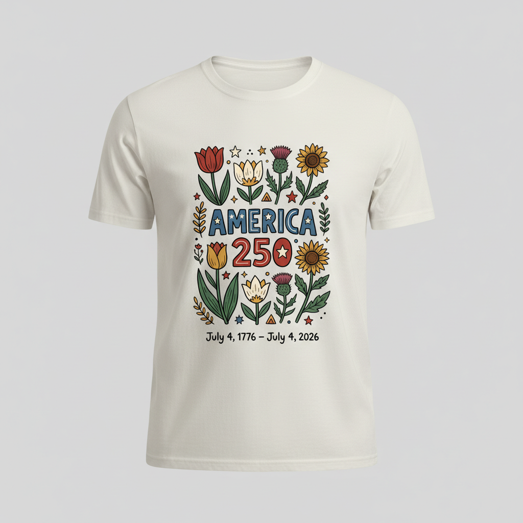 Garden of Liberty — America 250 Heritage Tee