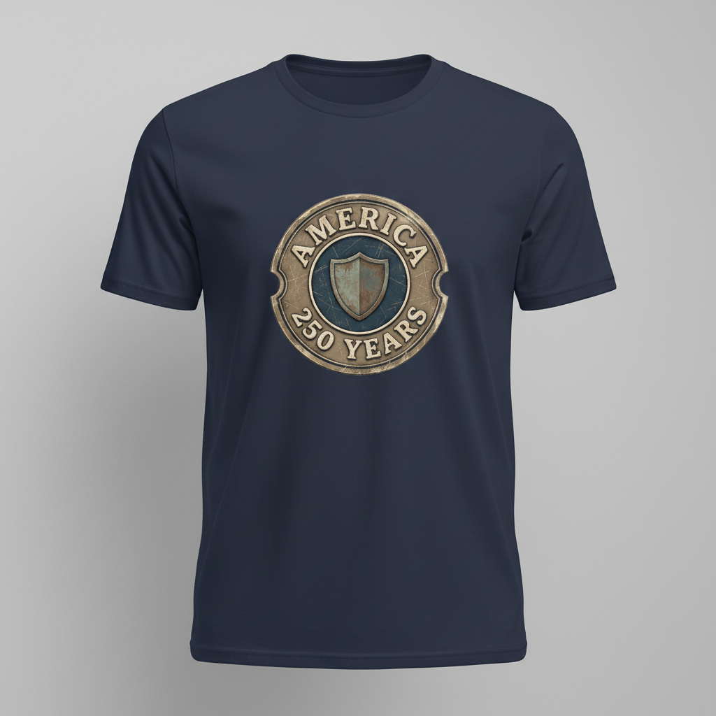 The Shield of 250 Years — America Heritage Tee
