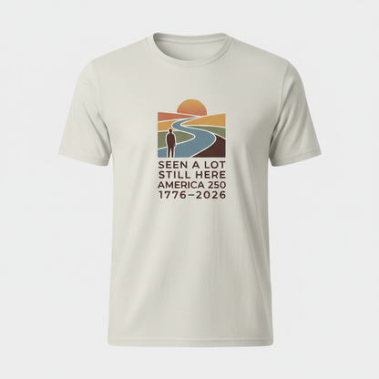 Seen the Road, Still Standing — America 250 Wayfarer Tee