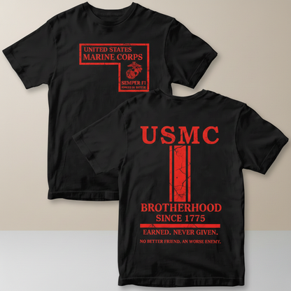 USMC "Brotherhood Since 1775" Forged In Battle Tee