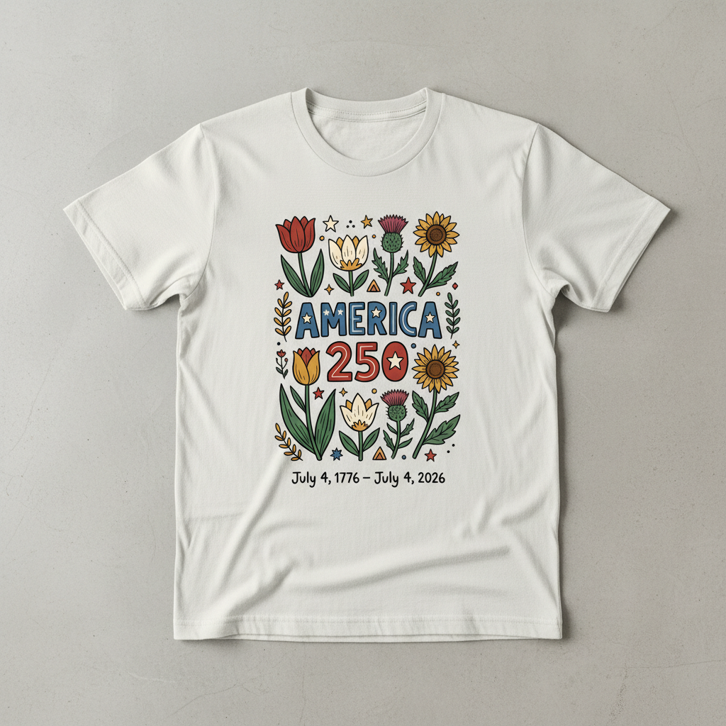 Garden of Liberty — America 250 Heritage Tee