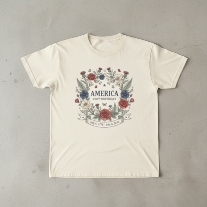 Eternal Wreath — America 250 Heritage Tee