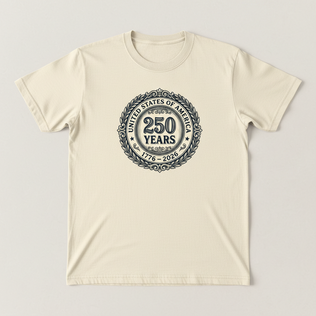 The Anniversary Seal — America 250 Heritage Tee