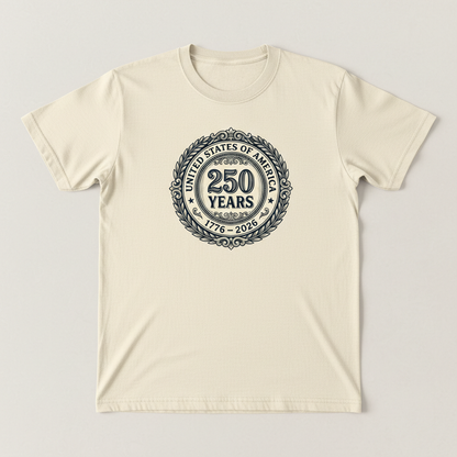 The Anniversary Seal — America 250 Heritage Tee
