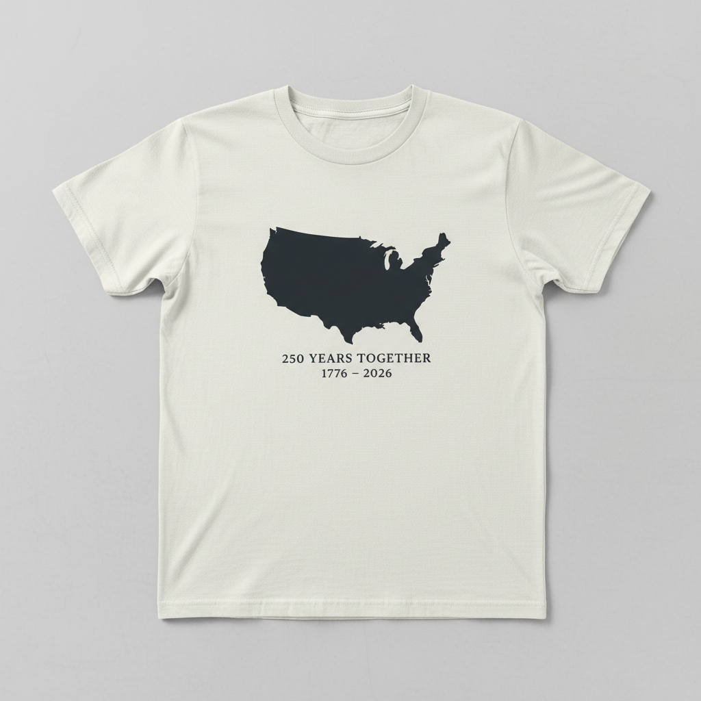 Solidarity Map — America 250 Heritage Tee