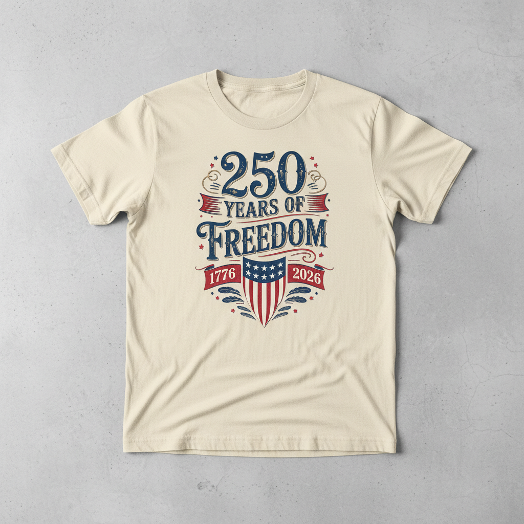 America 250 – 250 Years of Freedom (1776–2026) T-Shirt