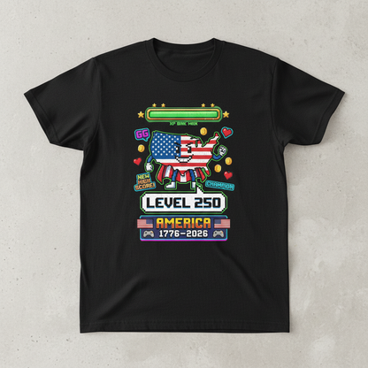 America Reached Level 250  T-Shirt