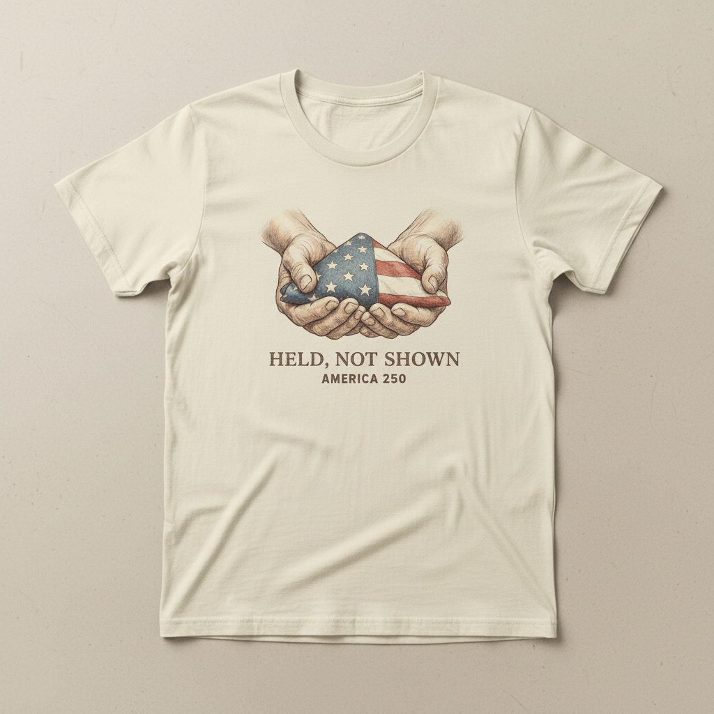 Held, Not Shown — America 250 Tee