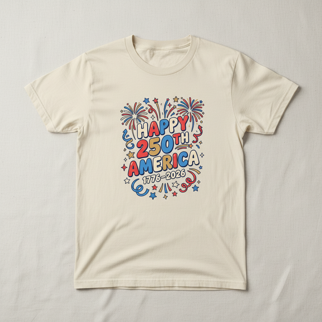 Happy 250th America — Independence Celebration 1776–2026 T-Shirt