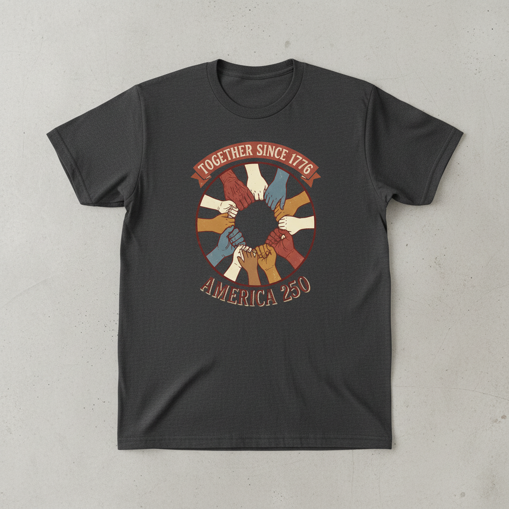 Together Since 1776 – America 250 Celebrating Unity Across Generations T-Shirt