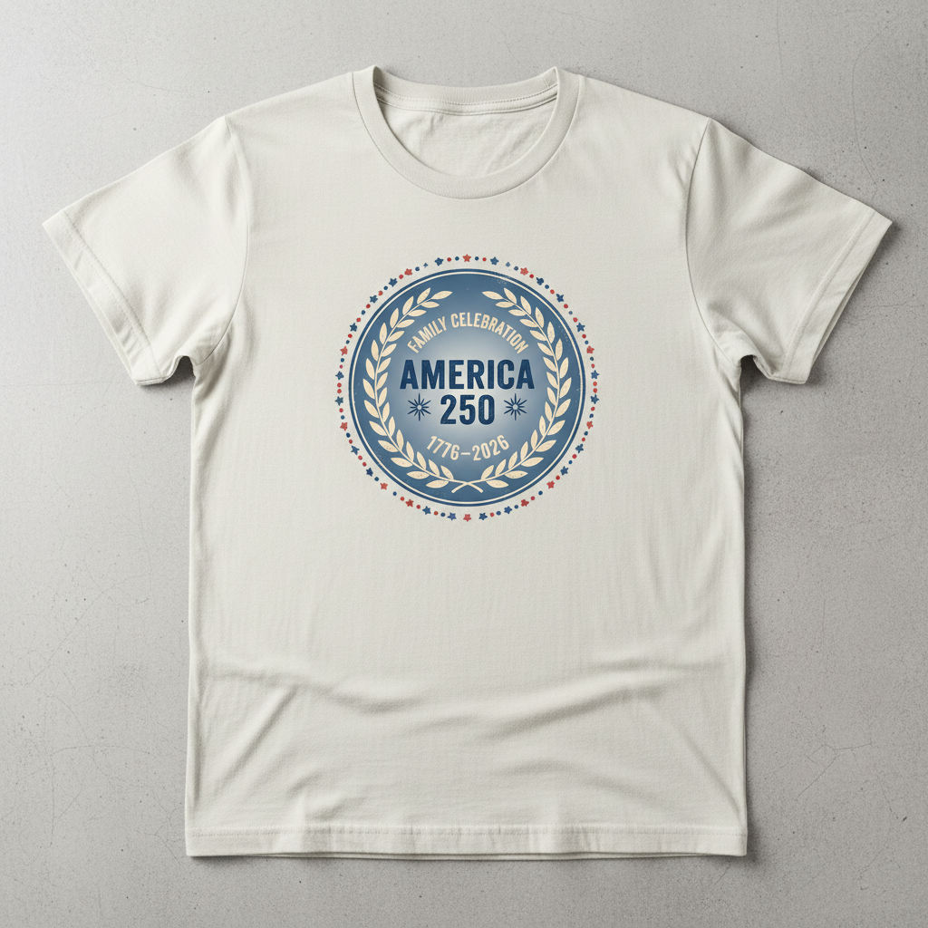Family Celebration Seal – America 250 Commemorative Heritage Emblem (1776–2026) T-Shirt
