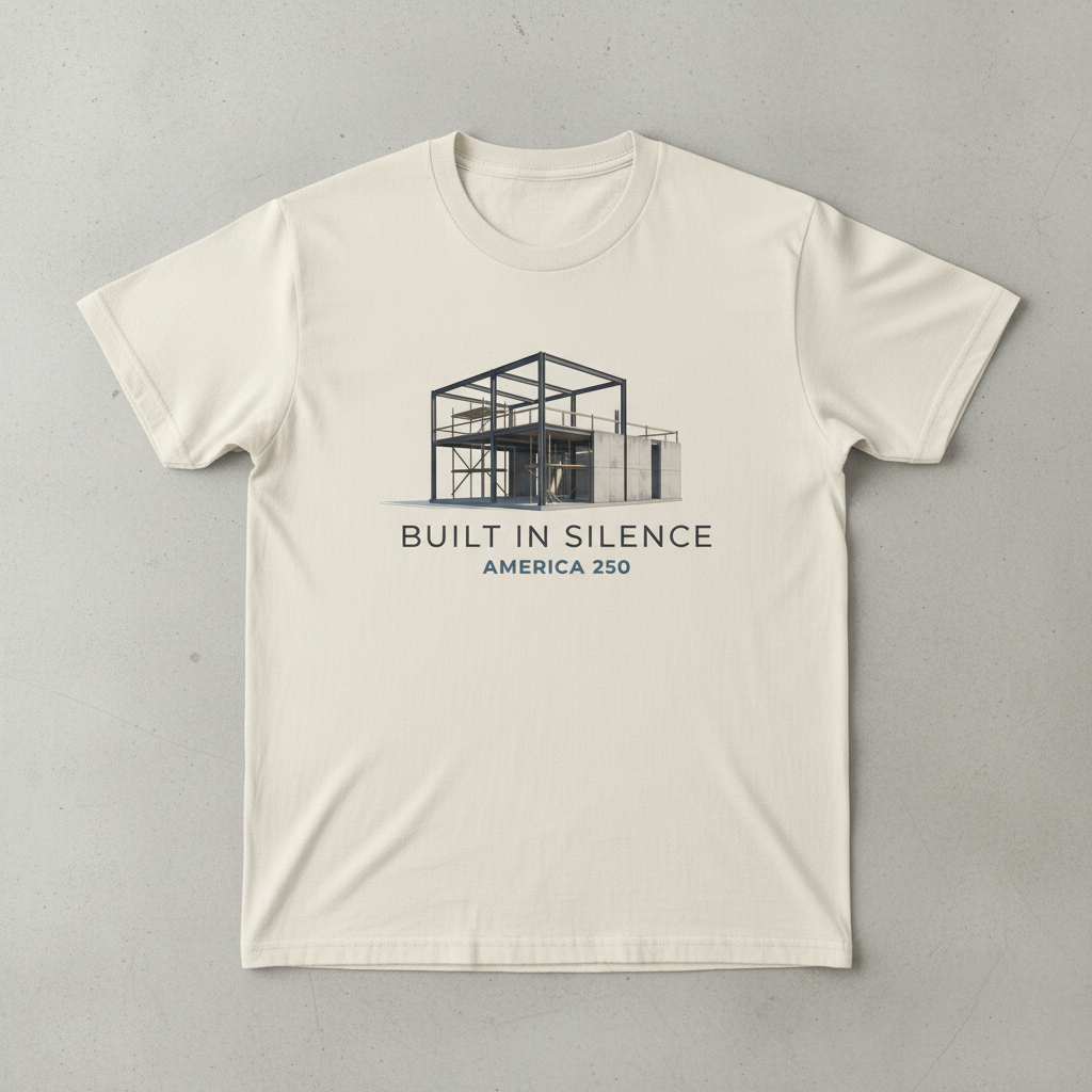 Built in Silence — America 250 Tee