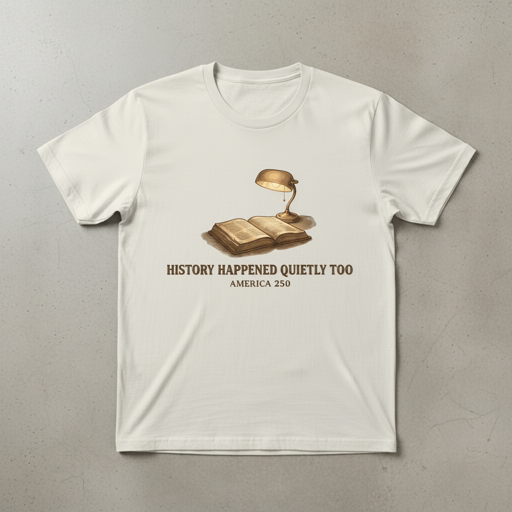 History Happened Quietly Too — America 250 Tee