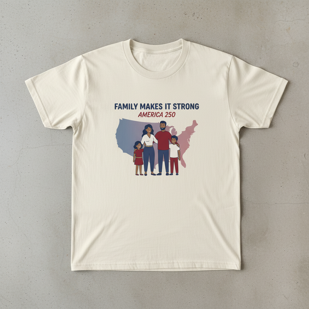Family Makes It Strong — America 250 Tee