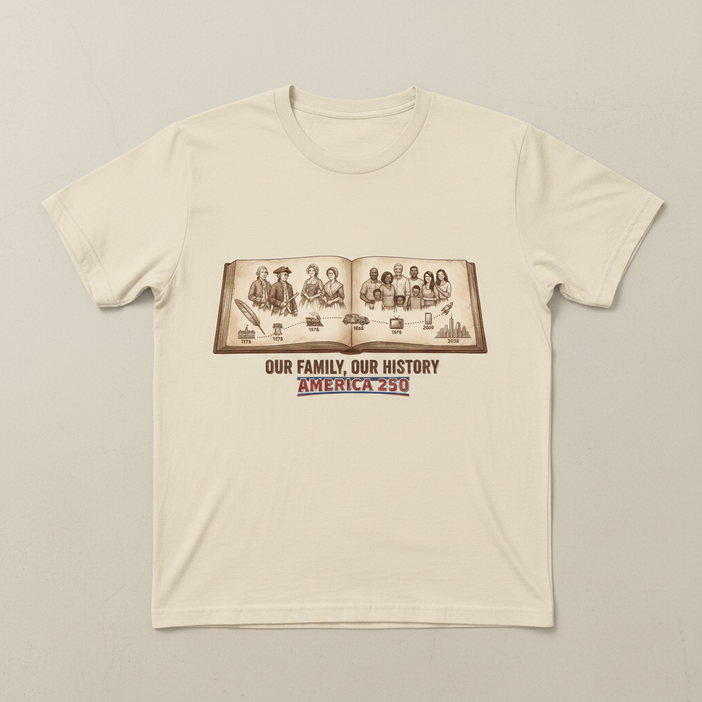 Our Family, Our History — America 250 Heritage Tee