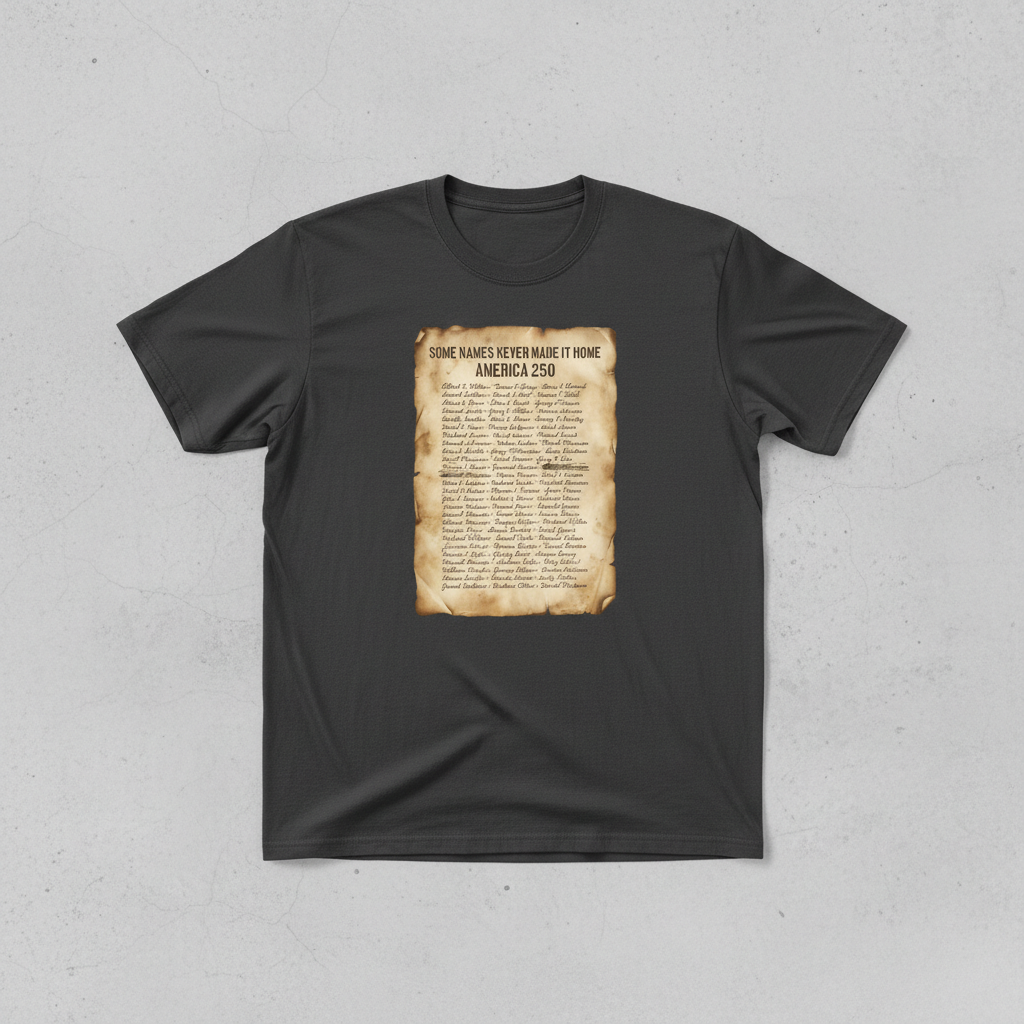 Forgotten Heroes — America 250 Heritage Tee
