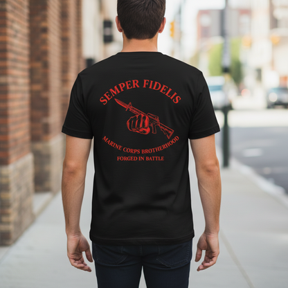 USMC "Semper Fidelis" Marine Corps Brotherhood Tactical Tee