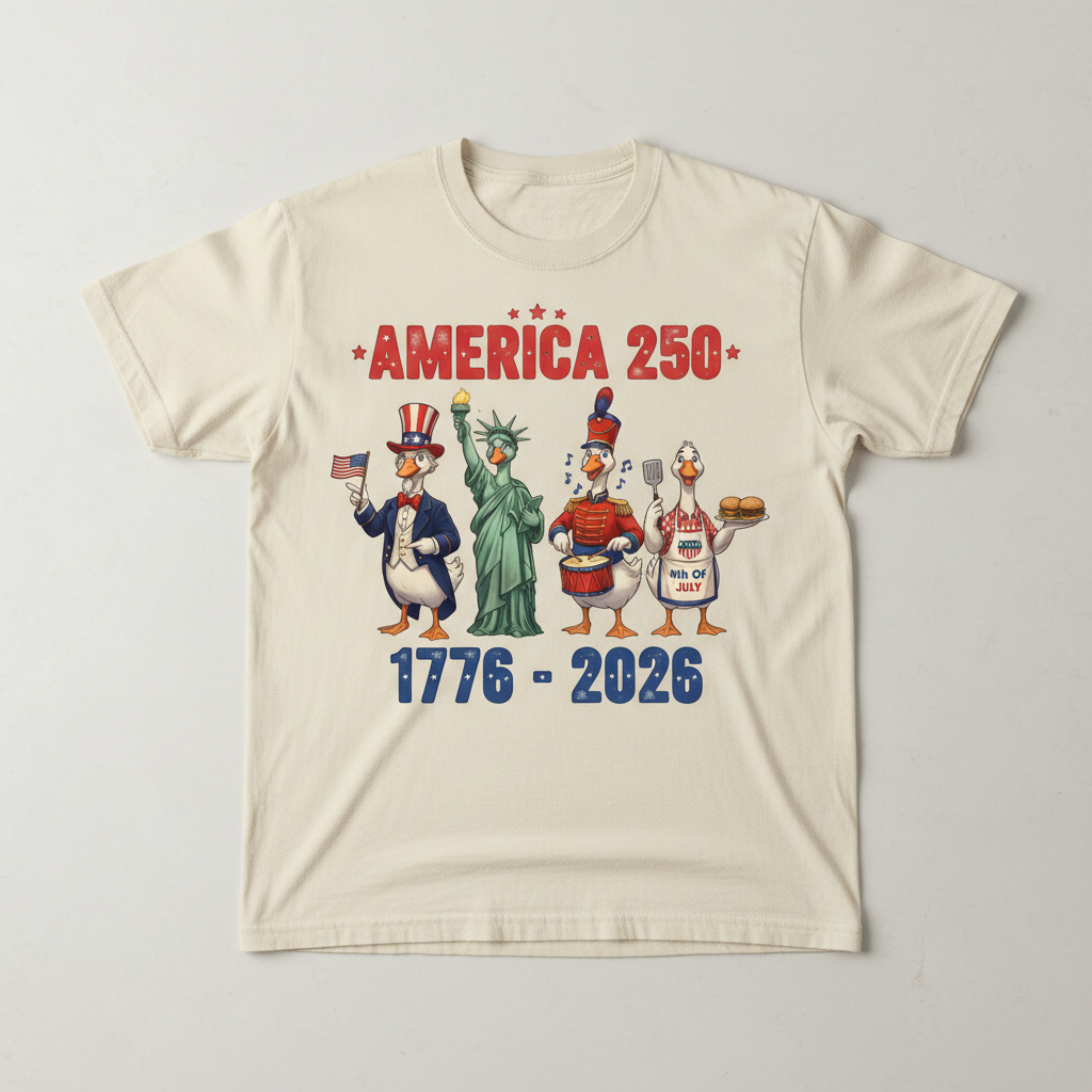 America 250 – Liberty Parade Ducks T-Shirt