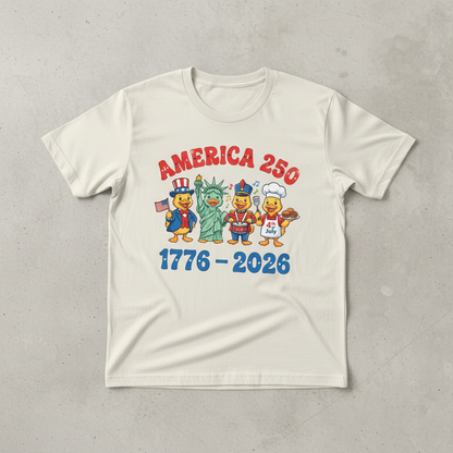 America 250 – Patriotic Duck Parade T-Shirt