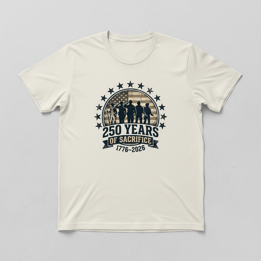 250 Years of Sacrifice — America 250 Heritage Tee