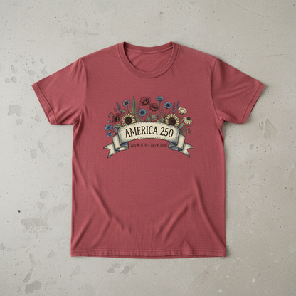 Wildflowers of Liberty — America 250 Heritage Tee