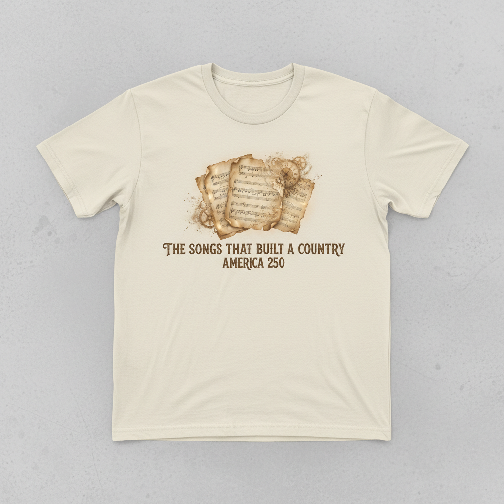 Harmonies of History — America 250 Heritage Tee